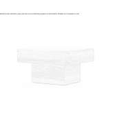 Rectangular wooden coffee table Eruh