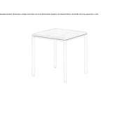 Marble coffee table Quiroga
