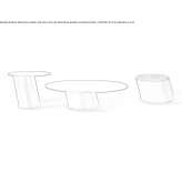 Metal oval coffee table Labinsk