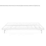 A low, wooden coffee table Leordina