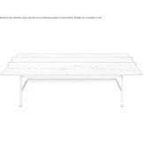 Rectangular marble coffee table Canillo
