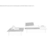 Low square coffee table Colugna