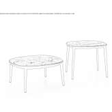 Marble coffee table Nallihan