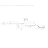Wood fiber coffee table Sylvania