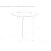 Stained glass coffee table/bedside table Circello