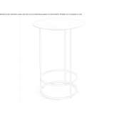 Metal high side table Slinfold