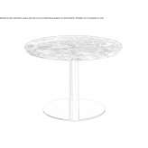 Round marble coffee table Starove