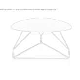 Triangular metal coffee table Poveda