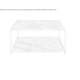 Square marble coffee table Karkkila