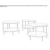 Low marble coffee table Hearne