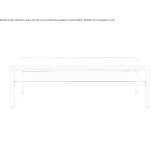 Rectangular wooden coffee table Walden