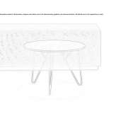 Round coffee table Proaza