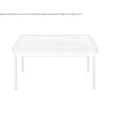 Rectangular coffee table with tray Guaca