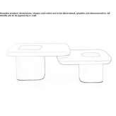 Cimento® rectangular coffee table Matrice
