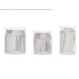 Round, steel bistro side table Mirskoy