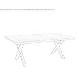 Metal coffee table Angicos