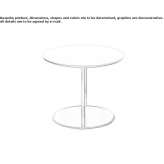 Round side table made of MDF Donald