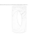 Round marble high side table Riscani
