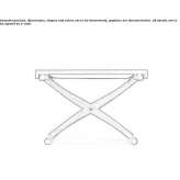 Low rectangular coffee table made of solid wood Yasenevo