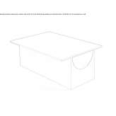 Rectangular coffee table Cerami
