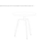 MDF coffee table Ilgin