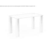 Rectangular metal coffee table, painted Pacyna