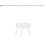 Round coffee table in beech wood with a top made of recycled material Ademuz