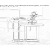 Round coffee table Andenne