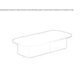 Stolik kawowy ze szkła trawionego Voronezh