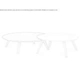 Round coffee table Wapielsk