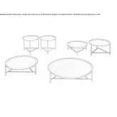 Round metal coffee table Prymorsk
