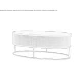 Igusa oval center table Cantley