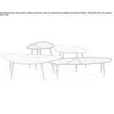 Marble coffee table Nilvange