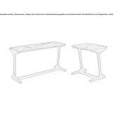 Marble side table Sobotka