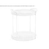 Coffee table with tray Guandaro