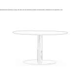 Low round coffee table Honaker