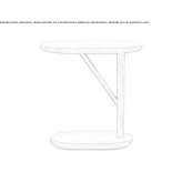 Low PC ash coffee table Perches