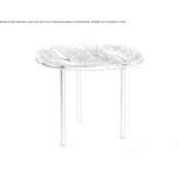 Round wooden coffee table Costano