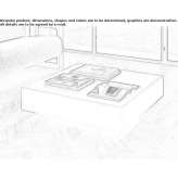 Low side table Andenne