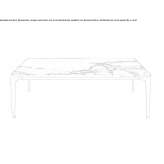 Marble coffee table Civita