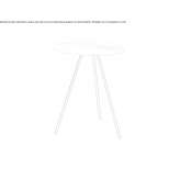 Ceramic side table Dvor