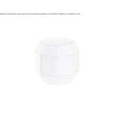 Leather pouffe/coffee table Ucacha