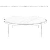 Round marble coffee table Lardero
