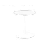 Round walnut coffee table Kalush