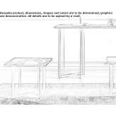 Square marble coffee table Hermies
