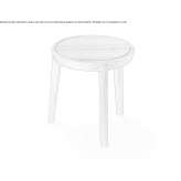 Round wooden coffee table Magdala
