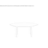 Hexagonal coffee table made of HPL Cache