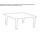 Square coffee table Munkfors