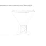 Round coffee table Saix