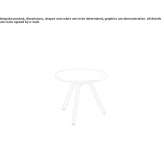 Round bistro side table Lurano